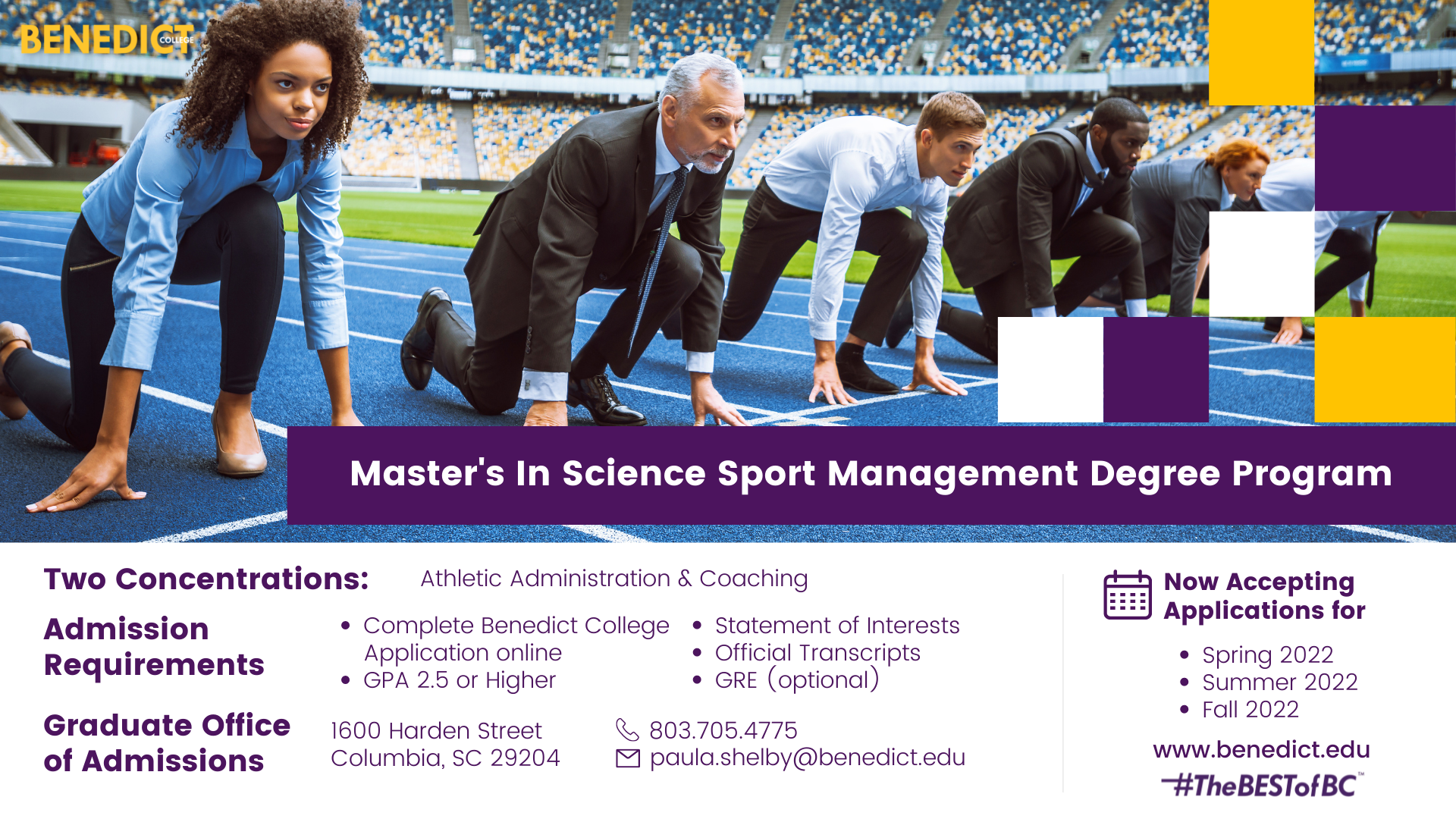 Masters In Science Sport Management Online Degree Presentation