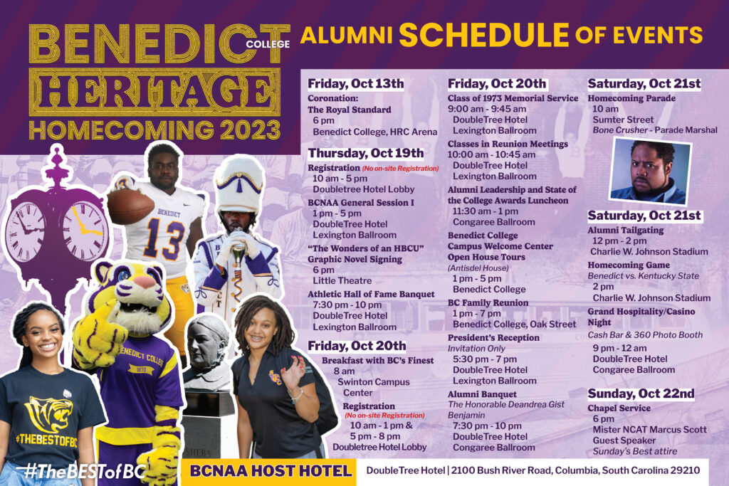 Alumni Homecoming 2023 Schedules of Events scaled
