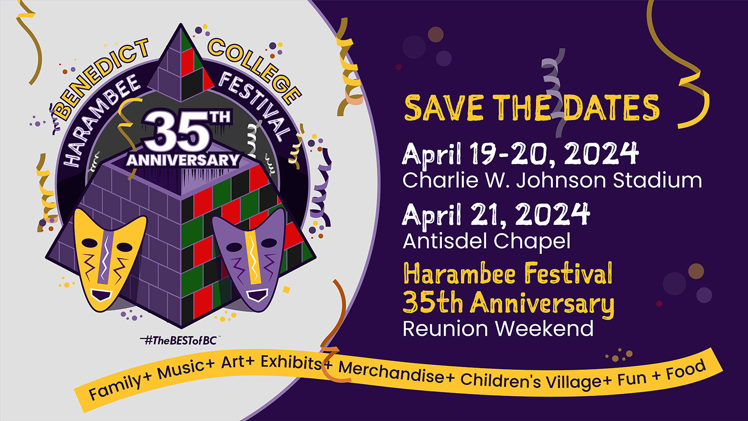 Harambee 35 Save the Dates