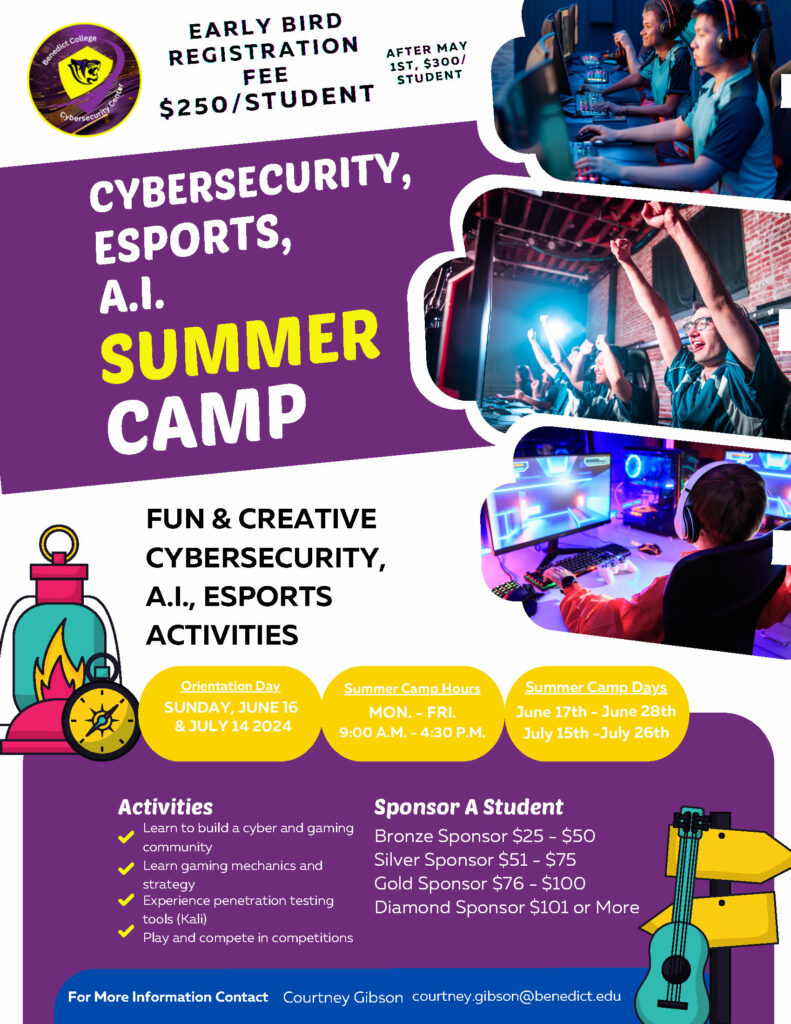 2024 Cybersecurity, Esports,AI Summer Camp Updated